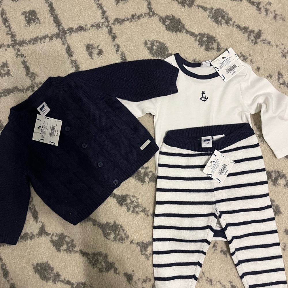 Janie and Jack baby boy nautical outfit